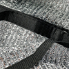 Rede de proteção solar em tecido de malha de folha de alumínio de pano de prata UV para carros