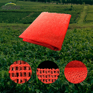Rede de Sombra Vermelha para Jardim para Estufa Agrícola 