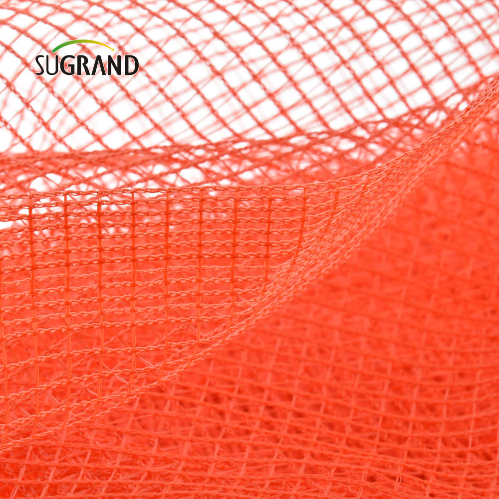 Rede de proteção contra detritos de construção de HDPE Rede de detritos laranja