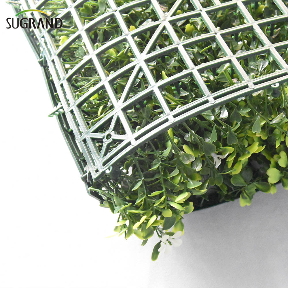 Tela decorativa de folha de hera artificial personalizada para cerca verde folhas falsas 