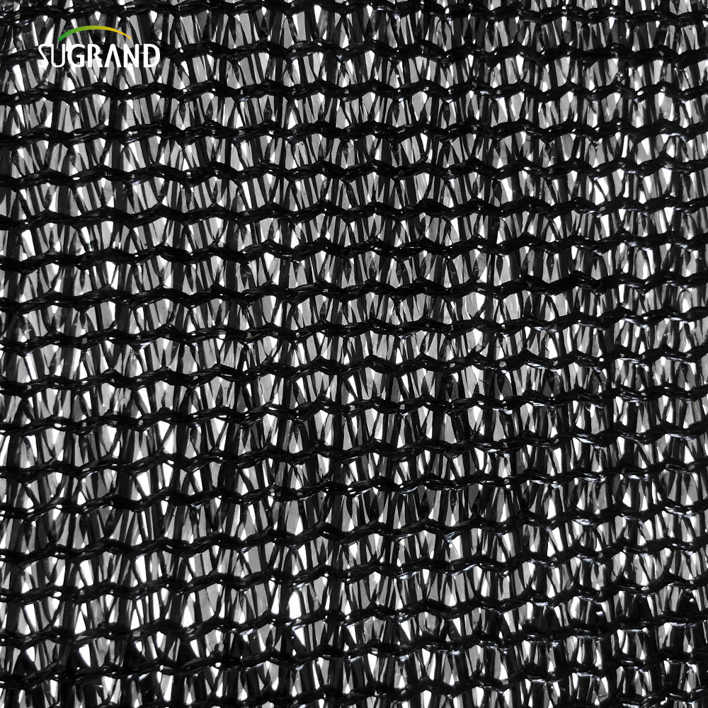 Seis agulhas 180 Gsm branco verde escuro monofita rede sombreada preta