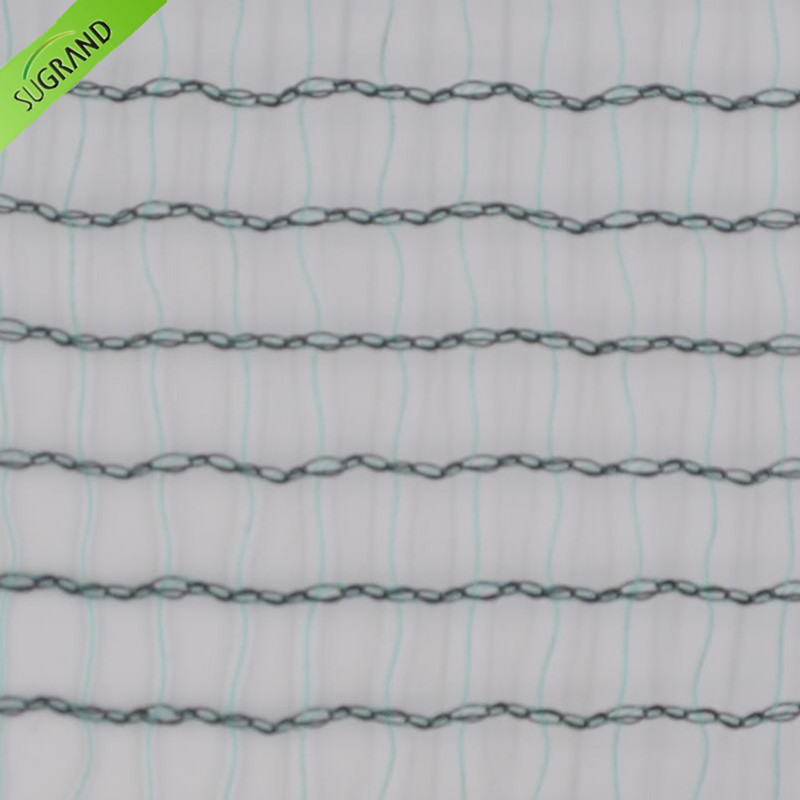 Rede anti-granizo HDPE verde/preta 31gsm