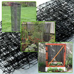 Rede de plástico preto de plástico para redes de toupeira extrudada no jardim