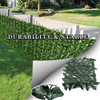 Painéis de folhagem falsa parede artificial de planta de grama verde para decoração de jardim