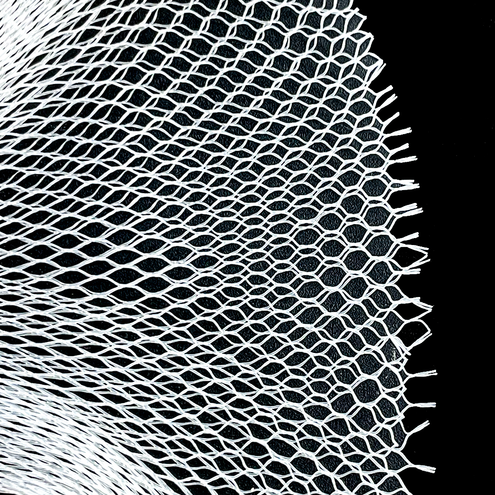 Proteção de flor de plástico líquido líquido malha de malha rosa líquido