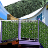 Painéis de folhagem falsa parede artificial de planta de grama verde para decoração de jardim