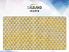 90GSM-100GSM amarelo tecido PP tapete de ervas daninhas