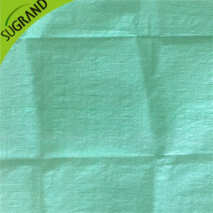 Cobertura do solo branca e verde de 90gsm para jardins