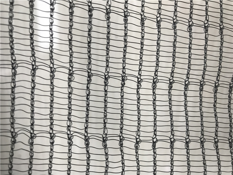 Rede anti-abelha preta HDPE 50GSM tratada com UV