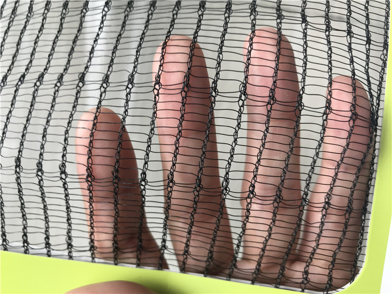 Rede anti-abelha preta HDPE 50GSM tratada com UV