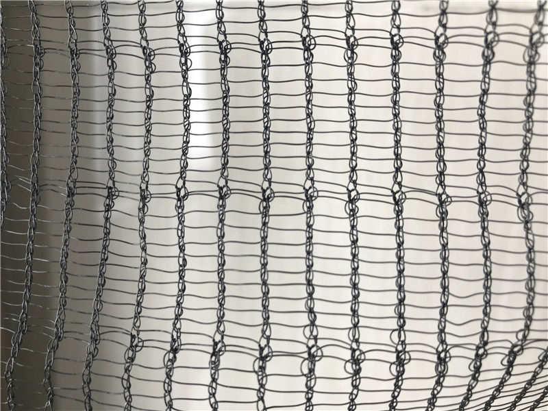 Rede anti-abelha preta HDPE 50GSM tratada com UV