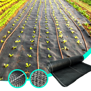 Venda imperdível cobertura de solo preta para controle de ervas daninhas para horticultura