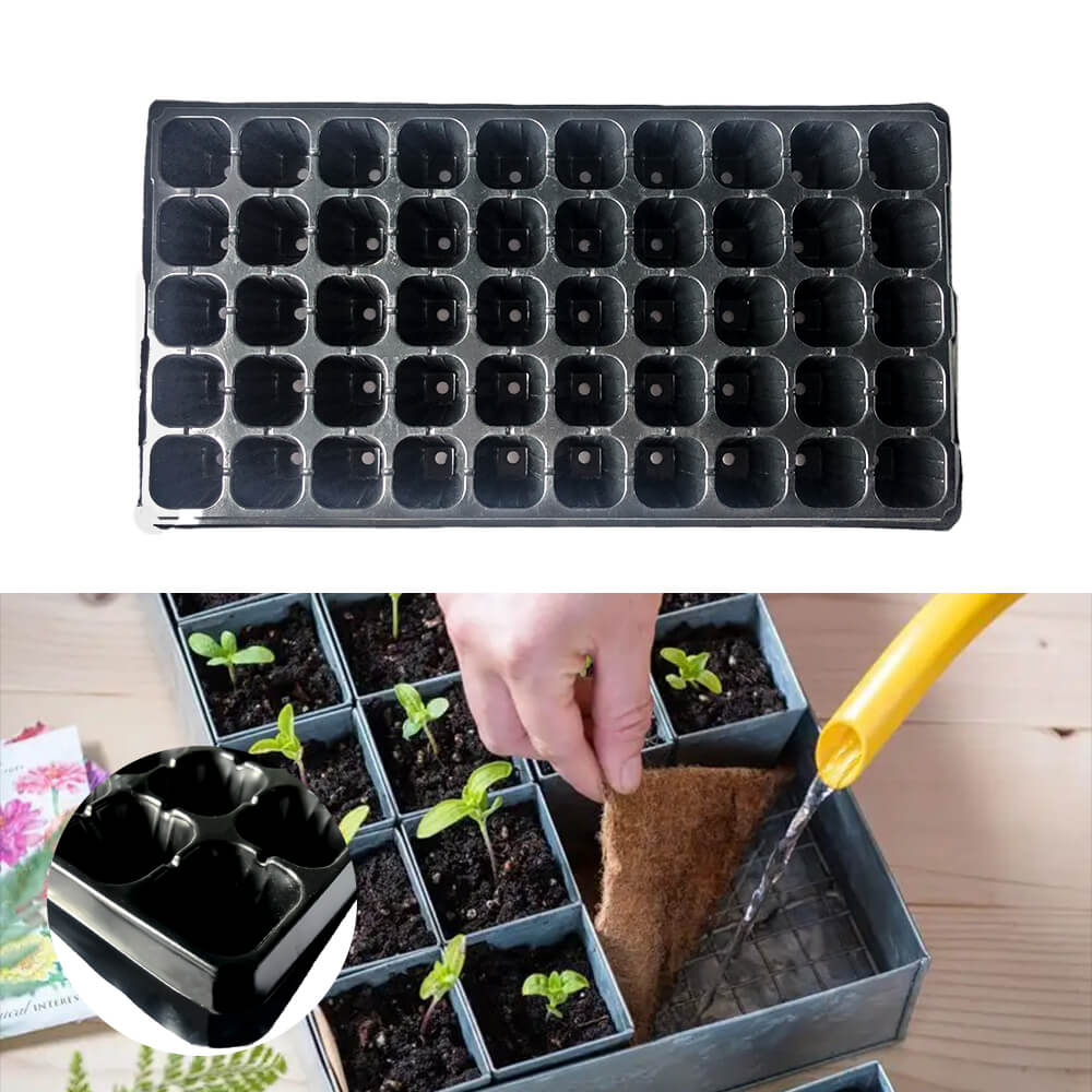 Bandeja de cultivo de flores de vegetais para germinação de plantas de sementes Bandeja de mudas de jardim