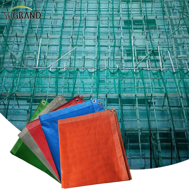 Rede de segurança retardadora de chamas à prova de fogo rede de segurança de construção de construção de PVC