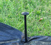 Pp 12 cm de mata -mato preta âncora para jardim ou plantas