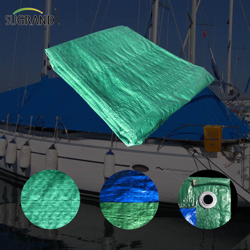 Tarpaulina verde-verde-esmerilia à prova d'água para agricultura à prova d'água para agricultura