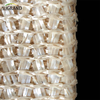 320 GSM Branco/areia amarela Mono Tape Shade Net