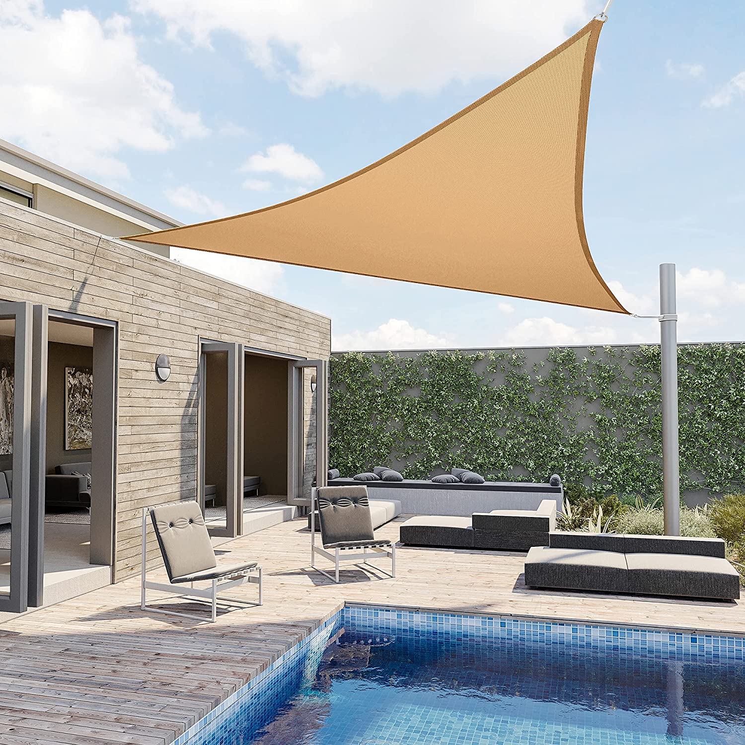 vela de sombra para piscina