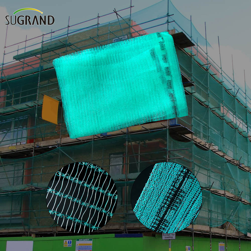 Green 2,5m 50g de construção de andaimes de construção de detritos de segurança