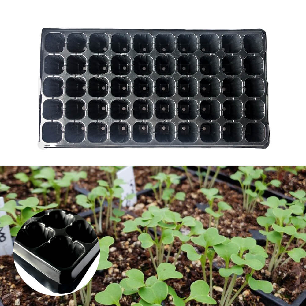 Bandeja de cultivo de flores de vegetais para germinação de plantas de sementes Bandeja de mudas de jardim