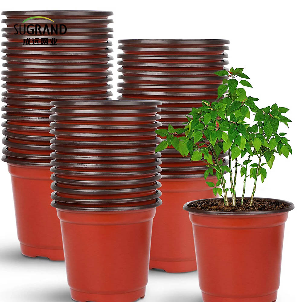 Vasos de berçário de plantas de plástico vasos de partida para vegetais no atacado