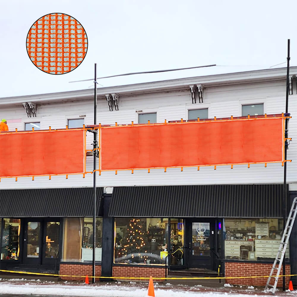 Rede de segurança retardante de fogo Rede de andaime contra incêndio