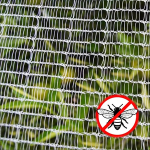 UV tratado HDPE 50GSM Black AntiBE Net