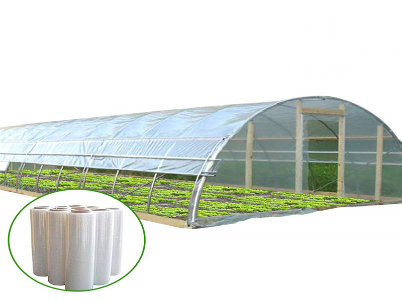 UV tratado 150 mícrons / 200 mícrons capa de estufa de tecido reforçado de tecido plástico