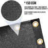 Black Fence Privacy Tela Windscreen UV Blockage Shade Tampa de vela Fence Net