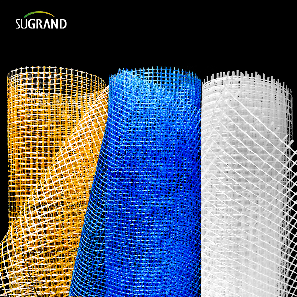 Rede de fibra de vidro para edifícios e parede