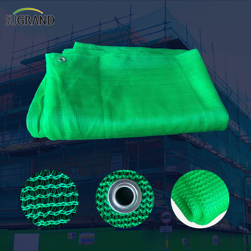 HDPE Material Scaffold Redação de detritos Rede de rede de proteção de proteção