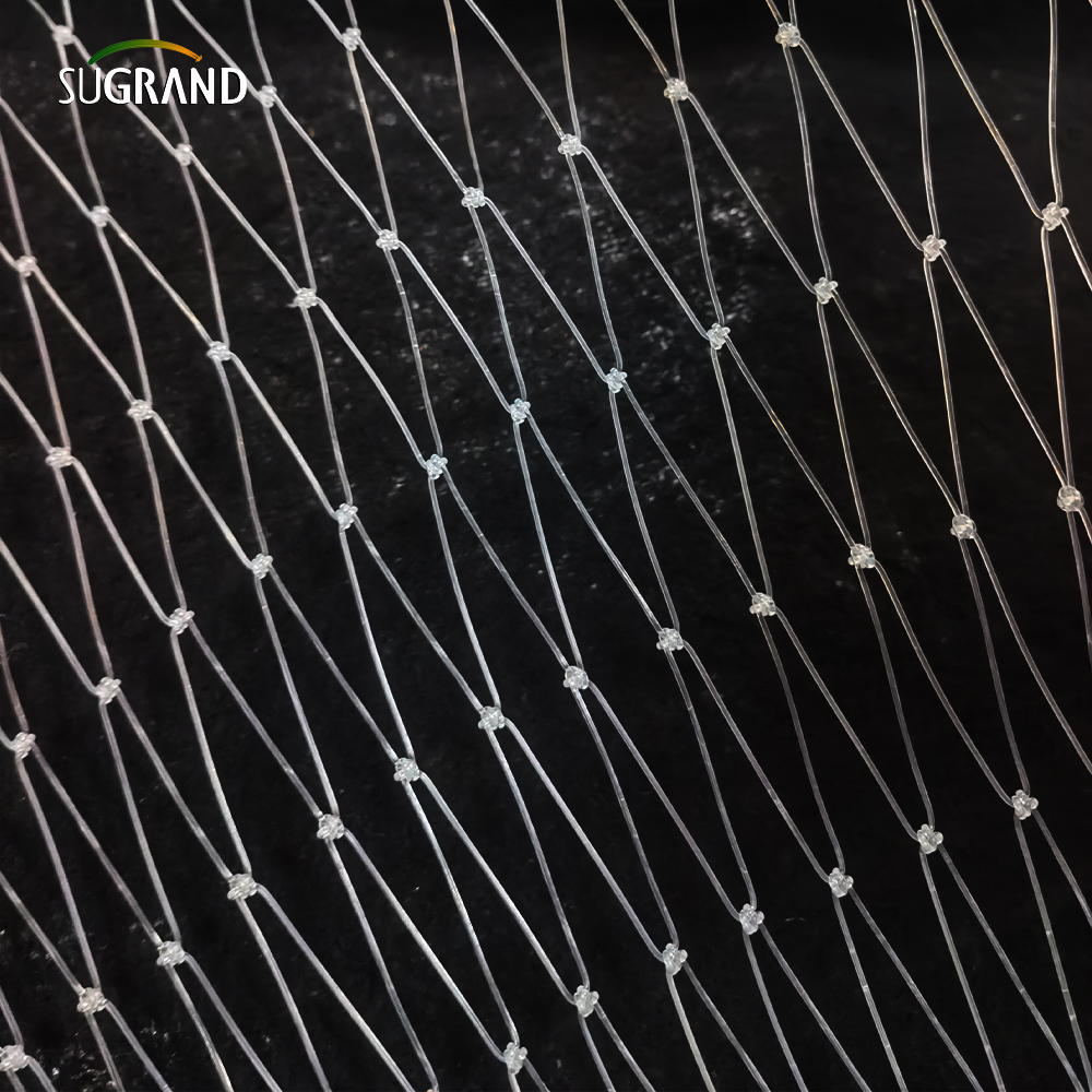 15*15 cm de rede de peixes de nylon transparente para o mercado do Peru