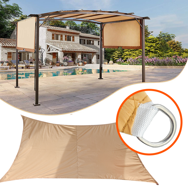 Supplência direta de fábrica 180G/M2 HDPE Sun Sombra Sails para Pergola