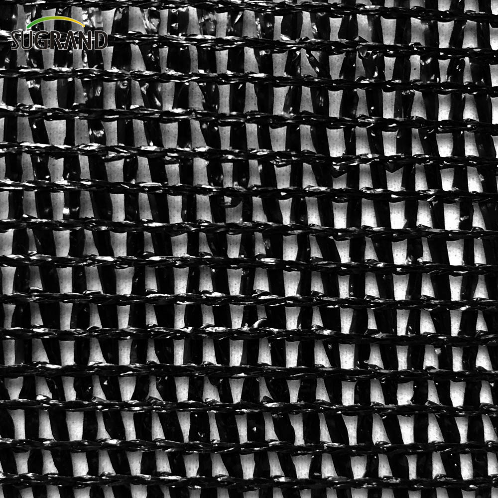80GSM Green e Black Six Aunchas Shade Net