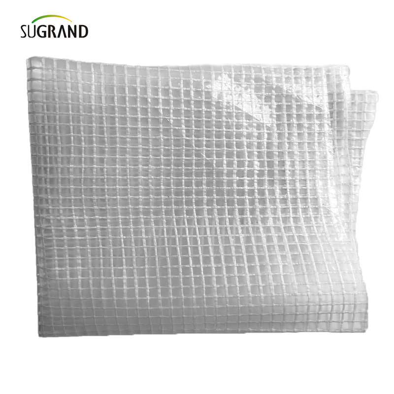 600g Bedage Clear 2*45m/3*45m Redação de chapas de andaimes brancos retardados de incêndio