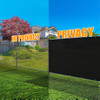 Black Fence Privacy Tela Windscreen UV Blockage Shade Tampa de vela Fence Net