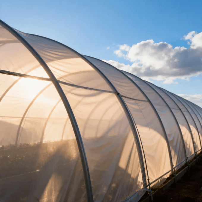 Filme de polietileno UV para estufa de 190 mícrons fábrica de cobertura de rolo de plástico de 6 Mil