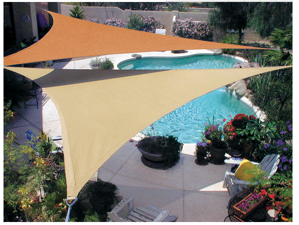 Traineling grande estacionamento de estacionamento Sun Shade Sail Net