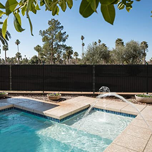 Black Fence Privacy Tela Windscreen UV Blockage Shade Tampa de vela Fence Net