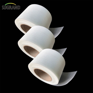 Rolo de papel de calafetagem autoadesivo 12 mesh 85G fita para junta de drywall