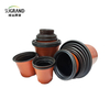 Vasos de plástico plástico para plantas de viveiro
