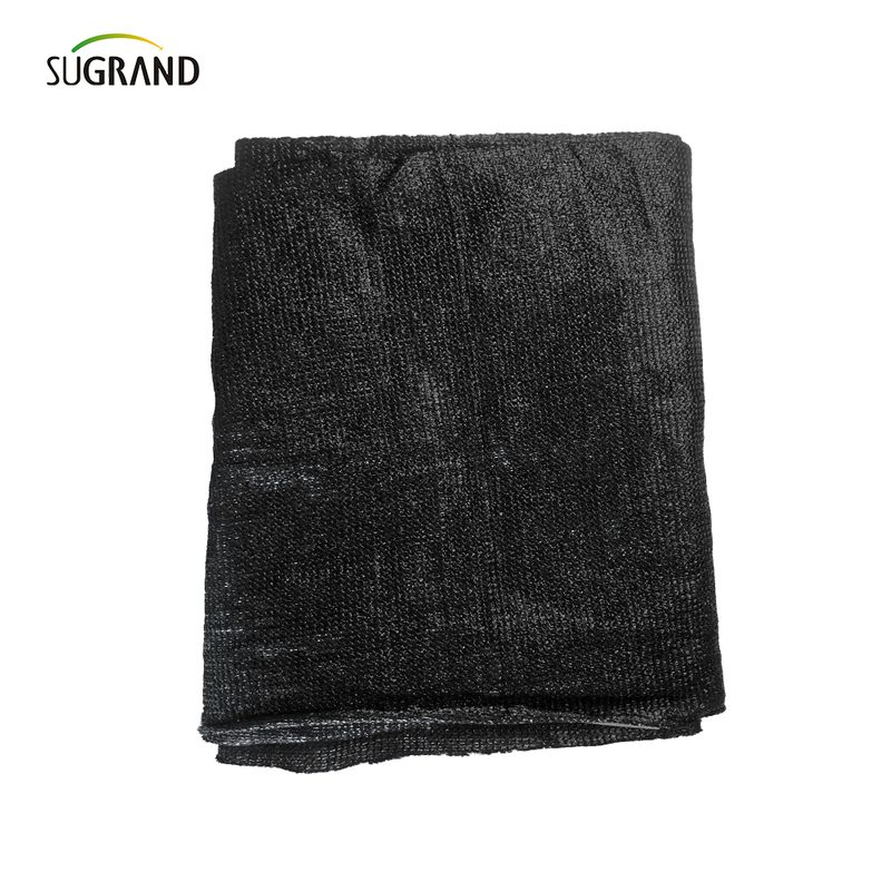 Seis agulhas 180 GSM White Green Mono Tape Mono Black Shade Net