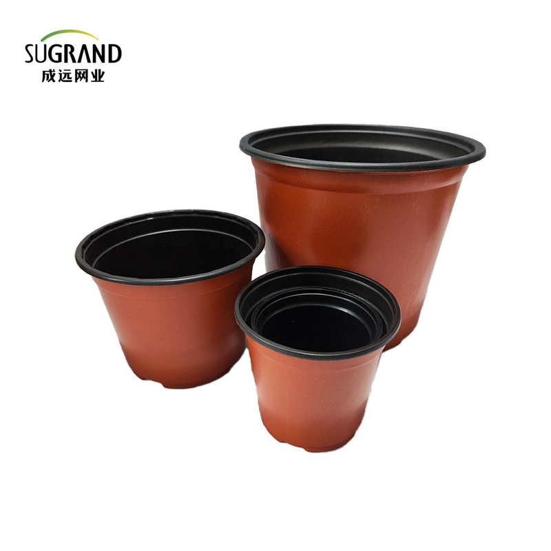 Vasos de plástico plástico para plantas de viveiro